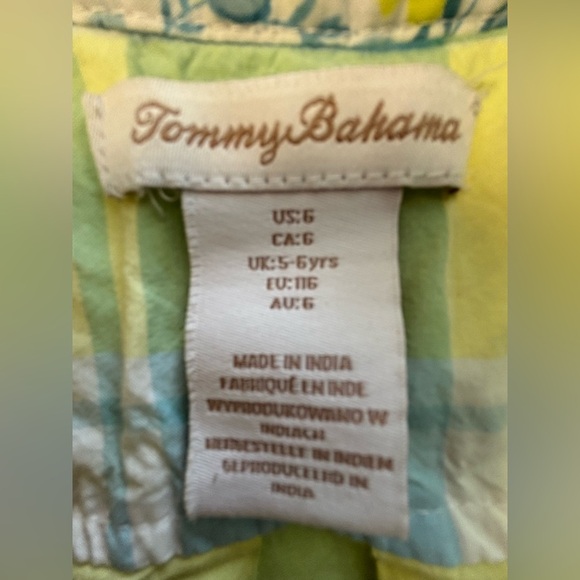 Tommy Bahama | little boys plaid button up shirt. Size: 6 - Picture 10 of 11
